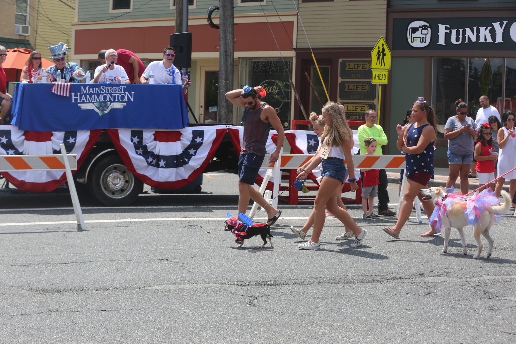 Hammonton's annual Fourth of July parade 2019 along Bellevue Avenue.